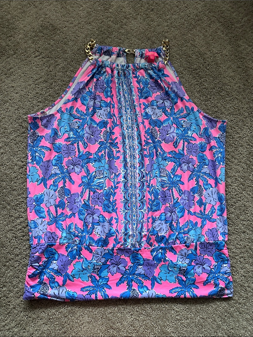 Lilly Pulitzer Bowen Halter Tank in Soleil Pink
Palm Paradise Engineer - Size XL